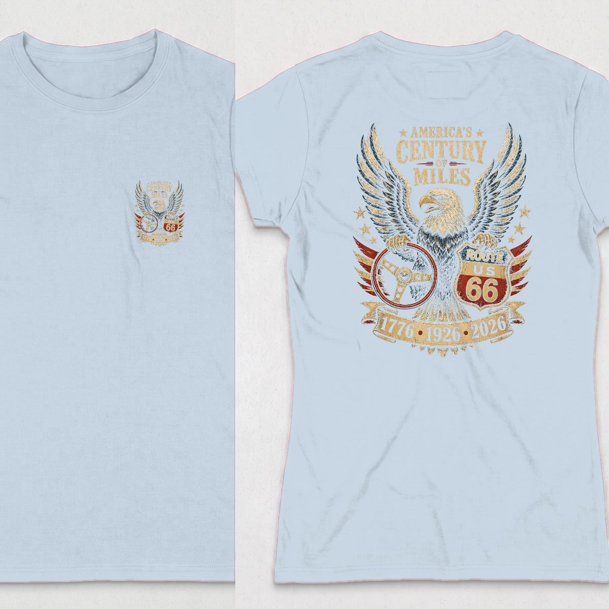 Light Blue | Front & Back