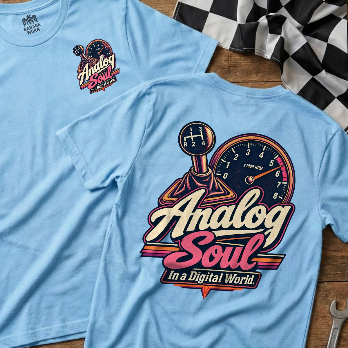 Light Blue | Front & Back