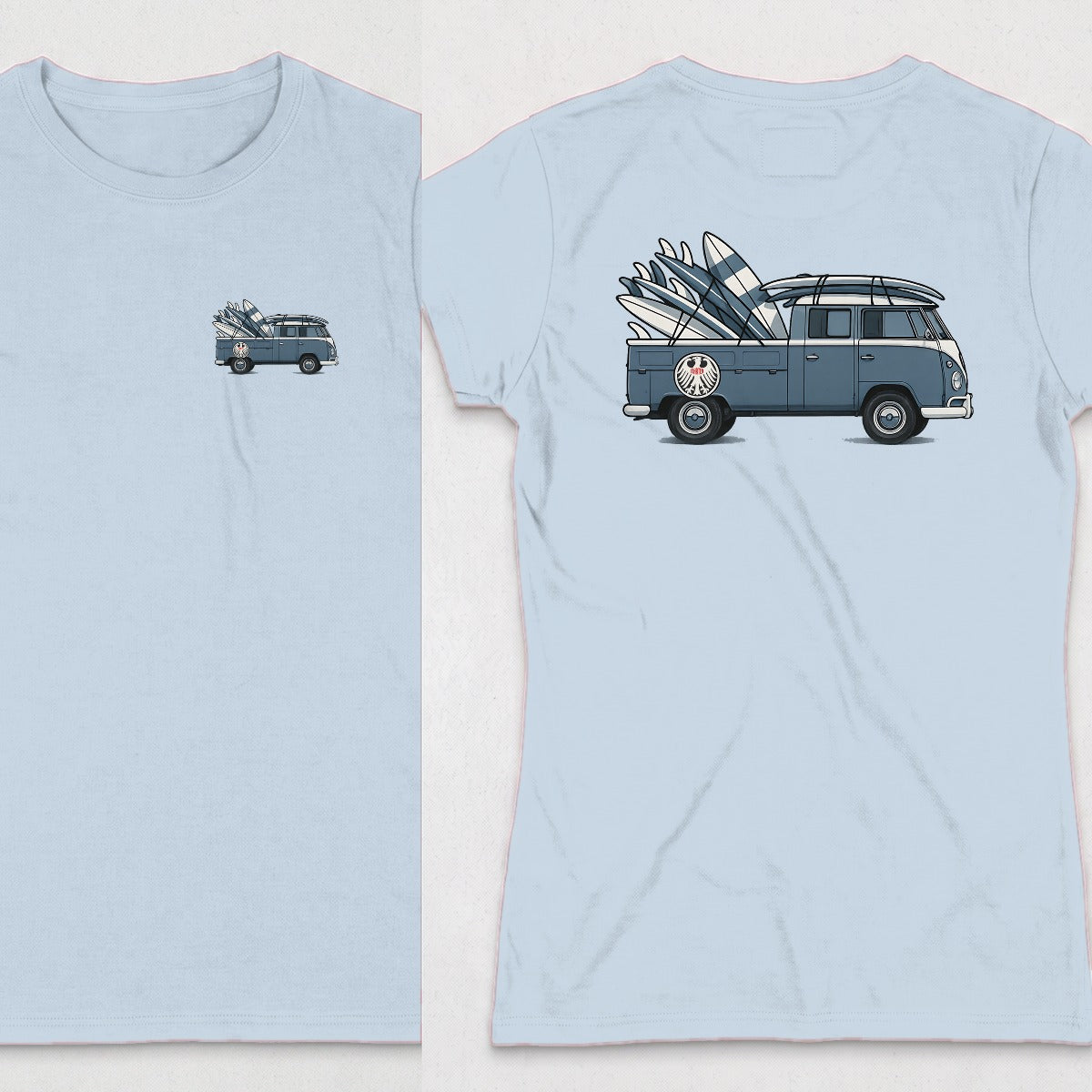 Light Blue | Left Chest + Back
