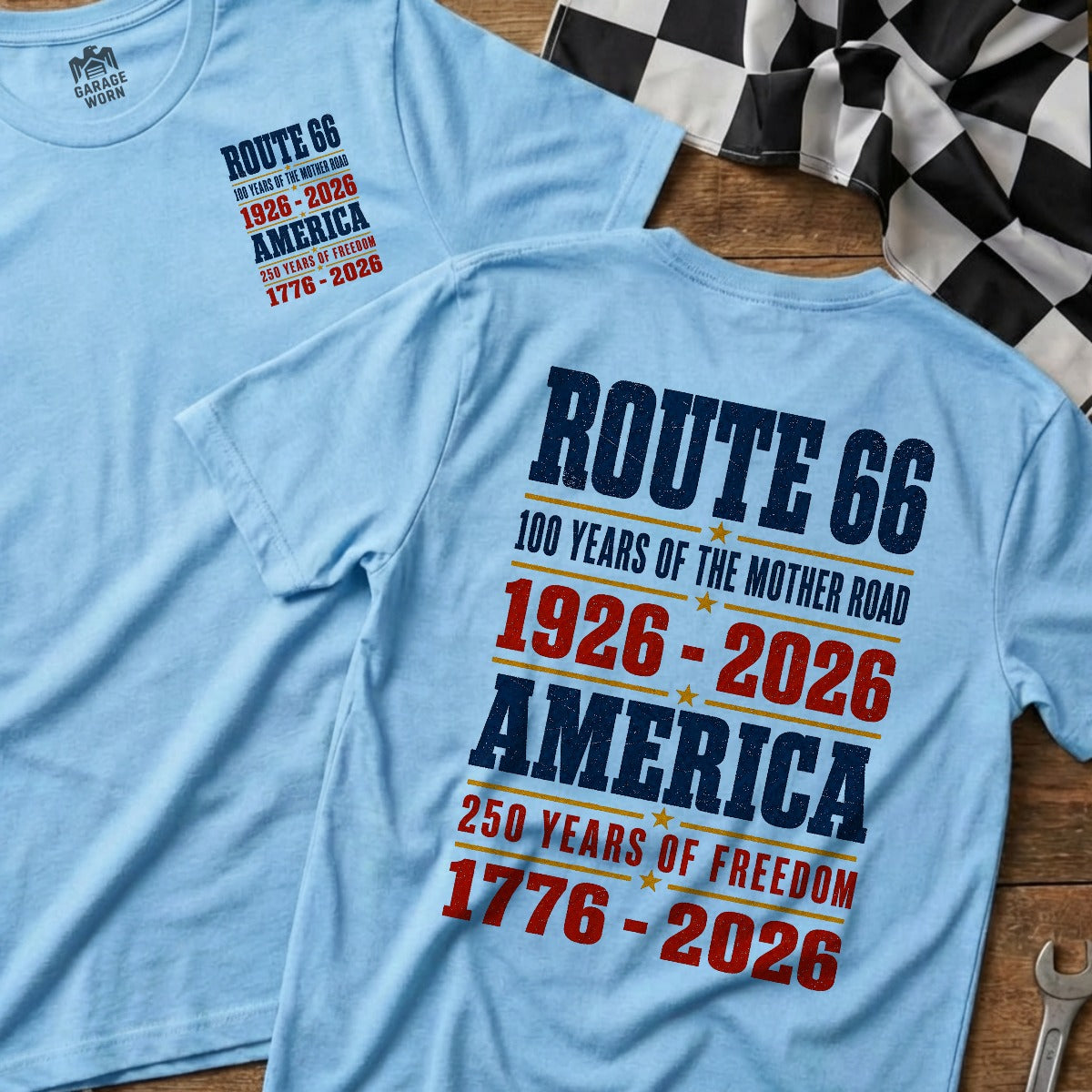 Light Blue | Front & Back