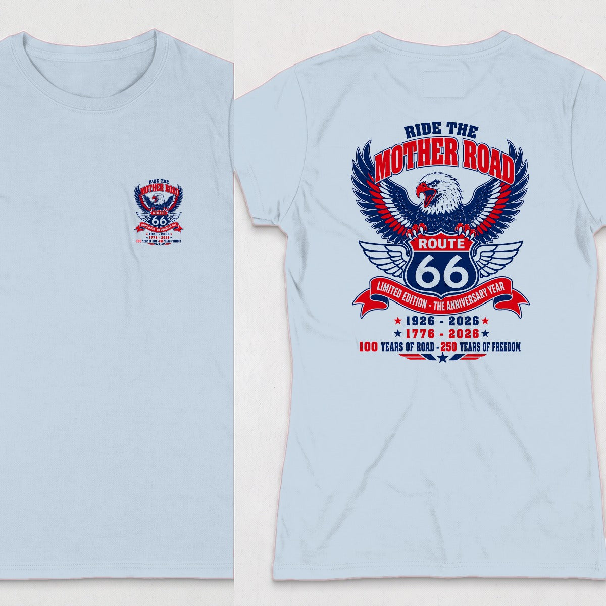Light Blue | Front & Back