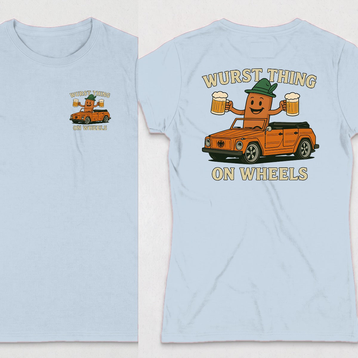 Light Blue | Left Chest + Back