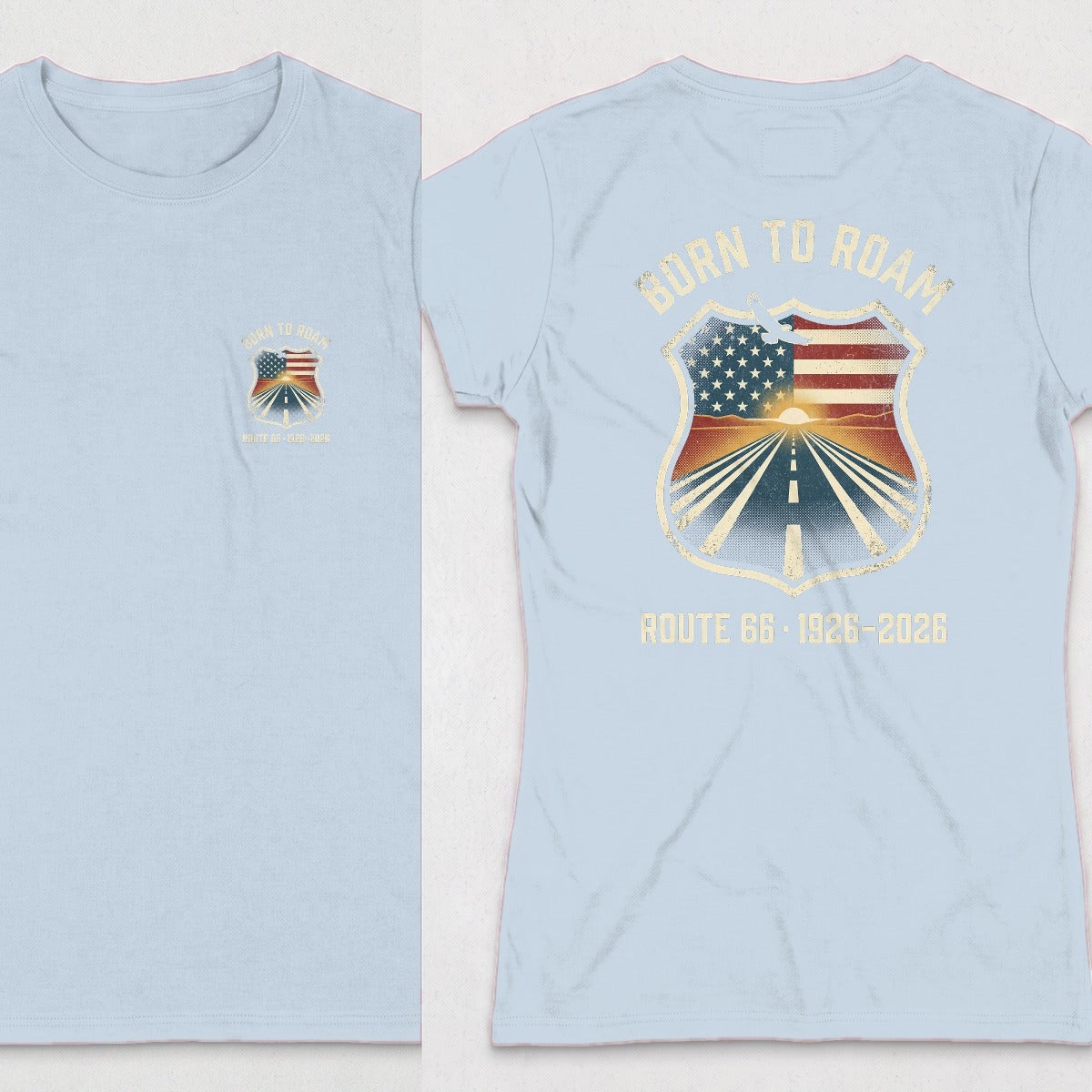 Light Blue | Front & Back