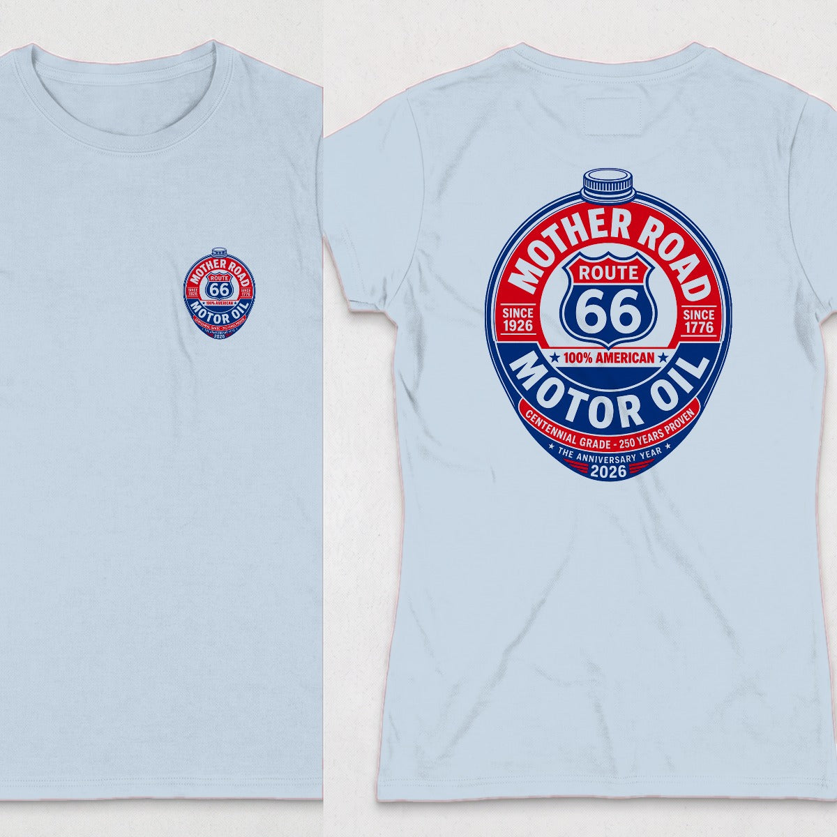 Light Blue | Front & Back