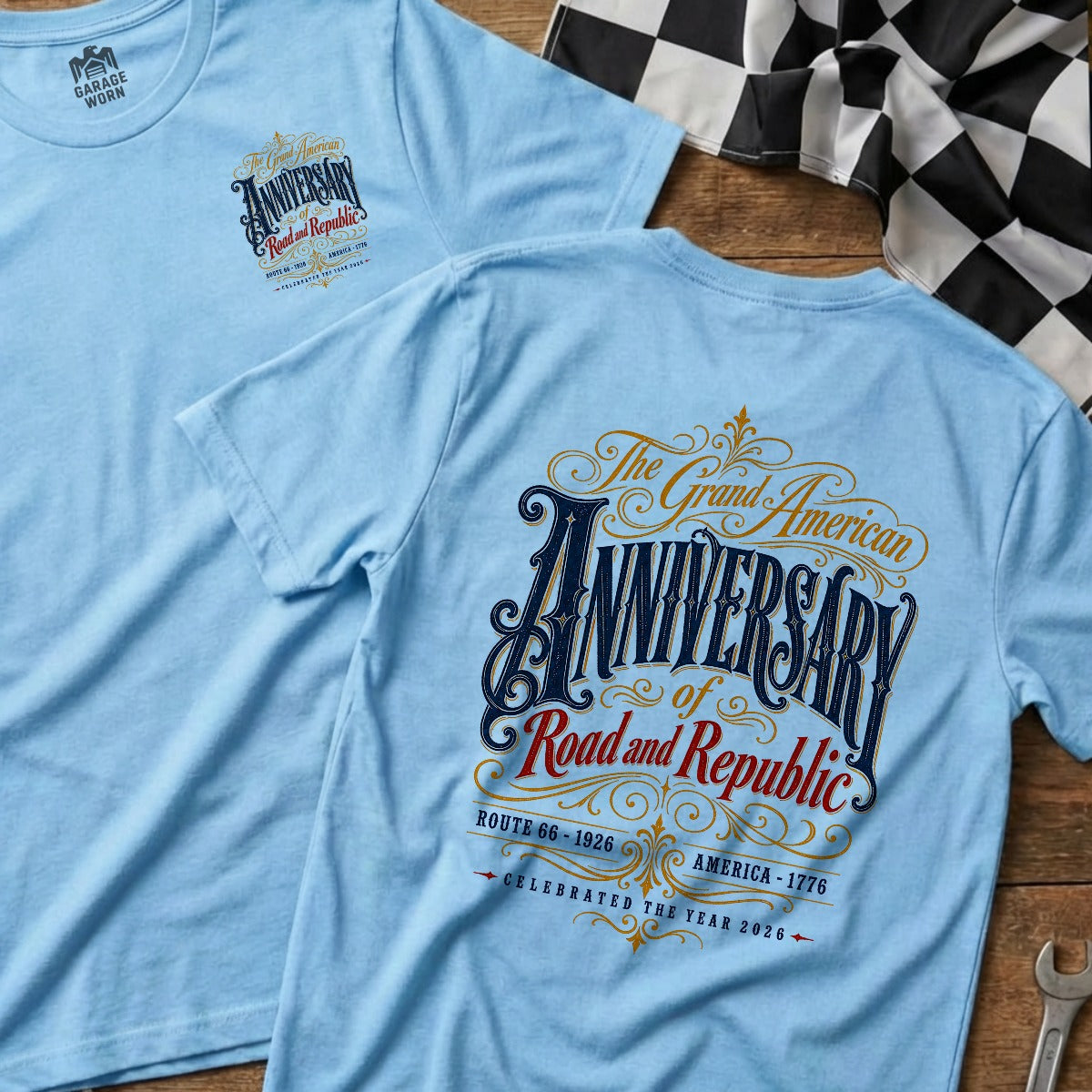 Light Blue | Front & Back