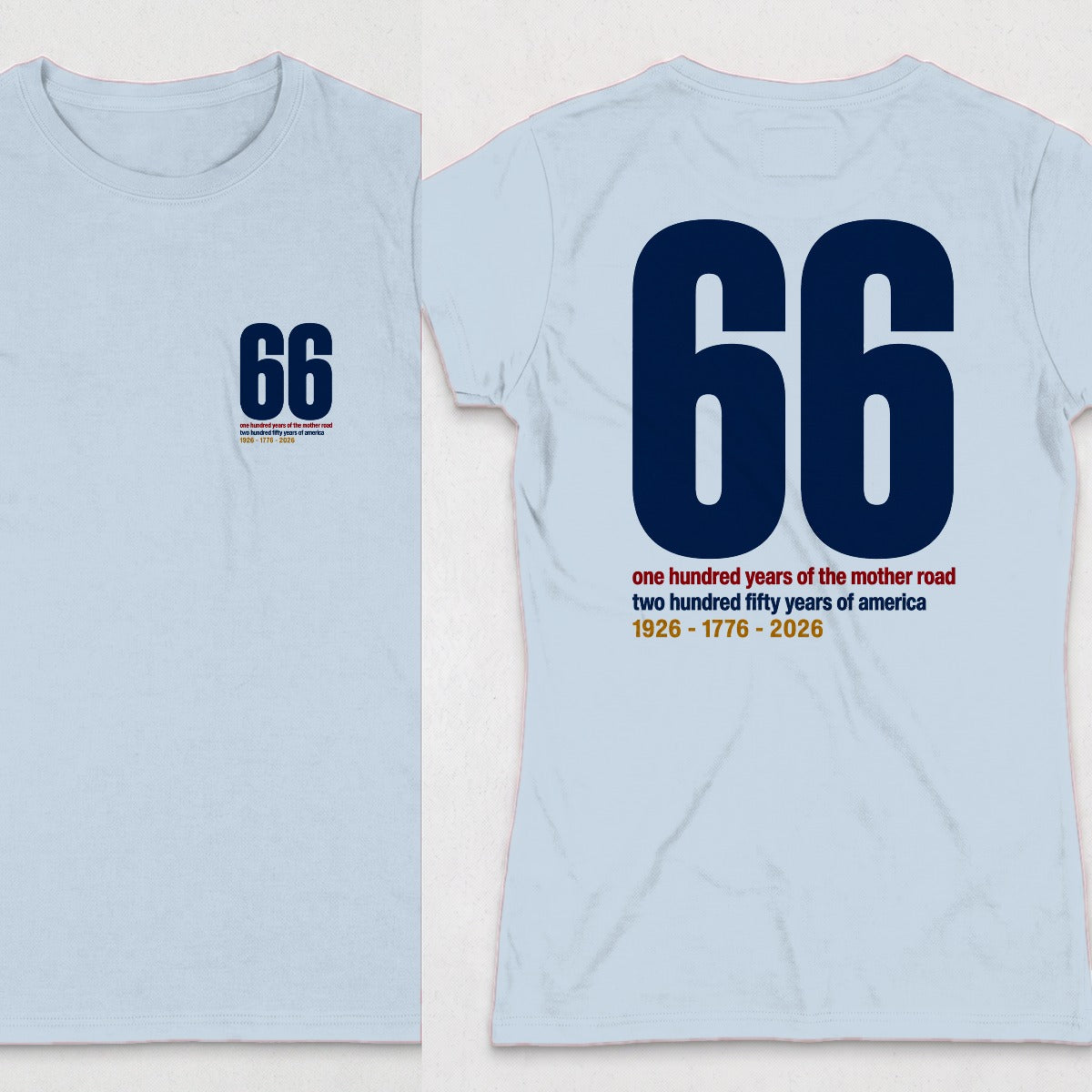 Light Blue | Front & Back