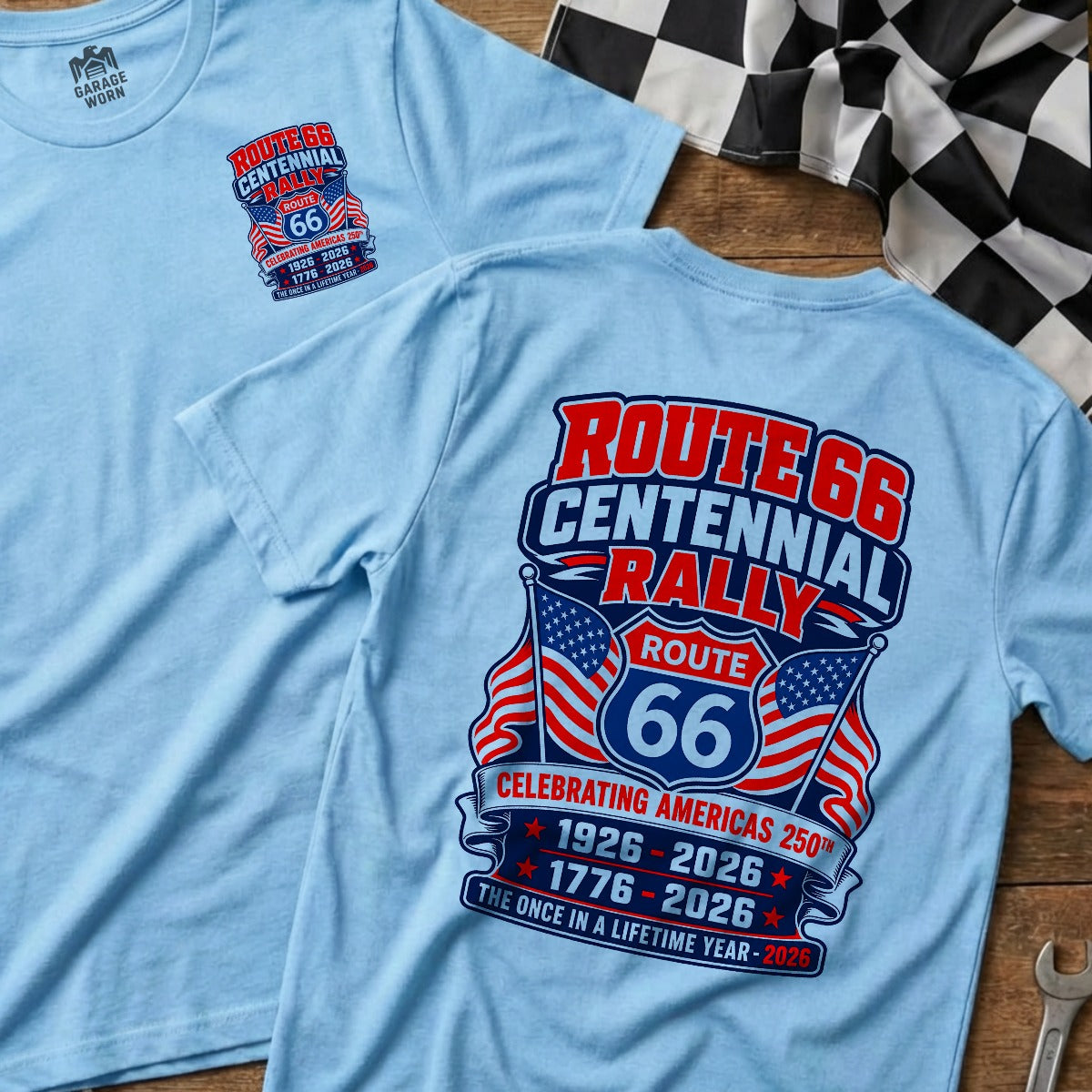 Light Blue | Front & Back