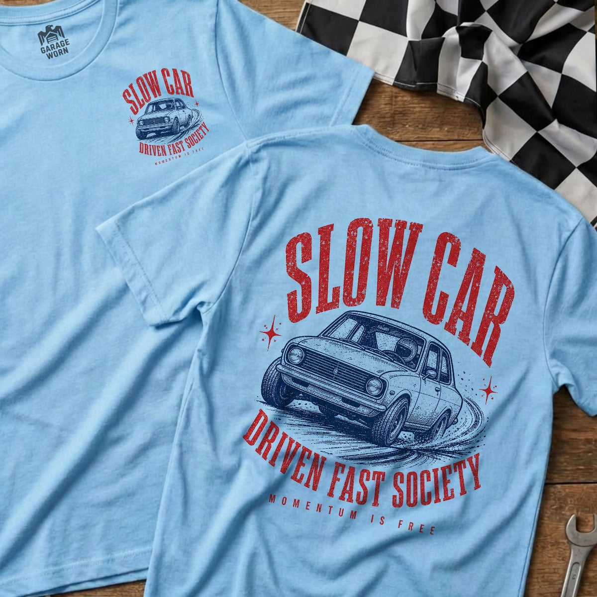 Light Blue | Front & Back
