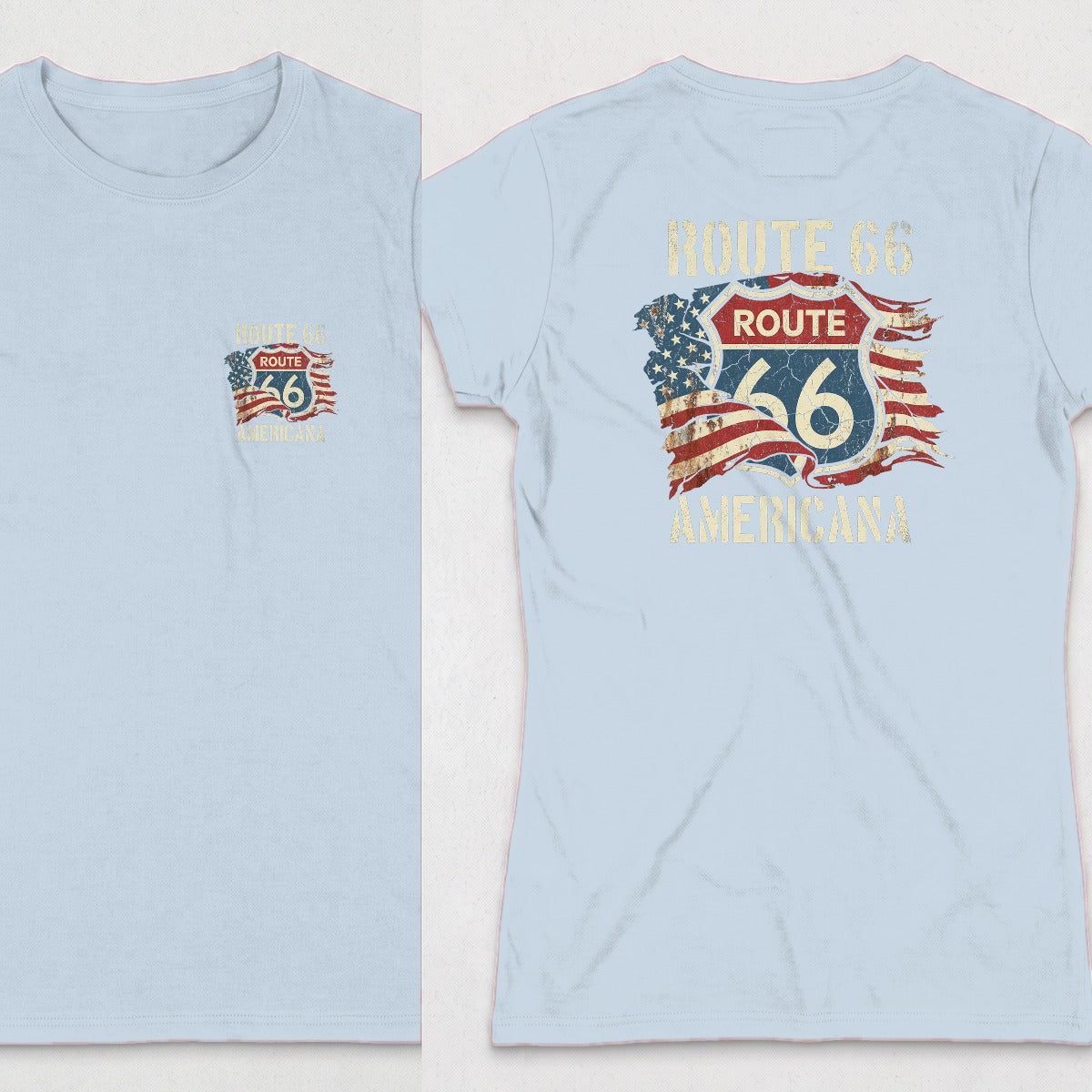 Light Blue | Front & Back