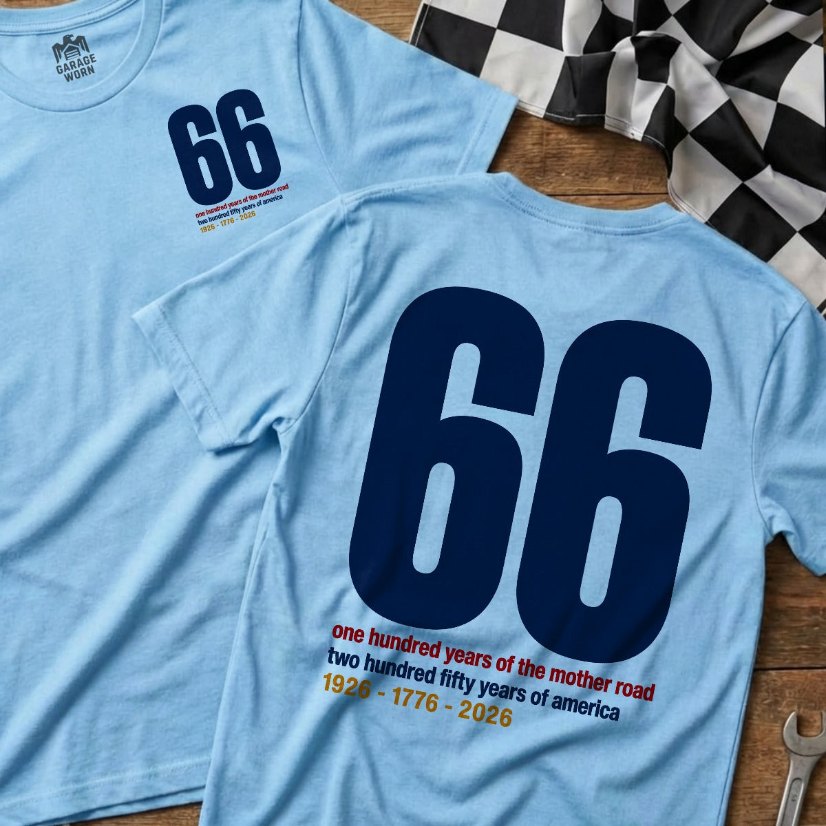 Light Blue | Front & Back