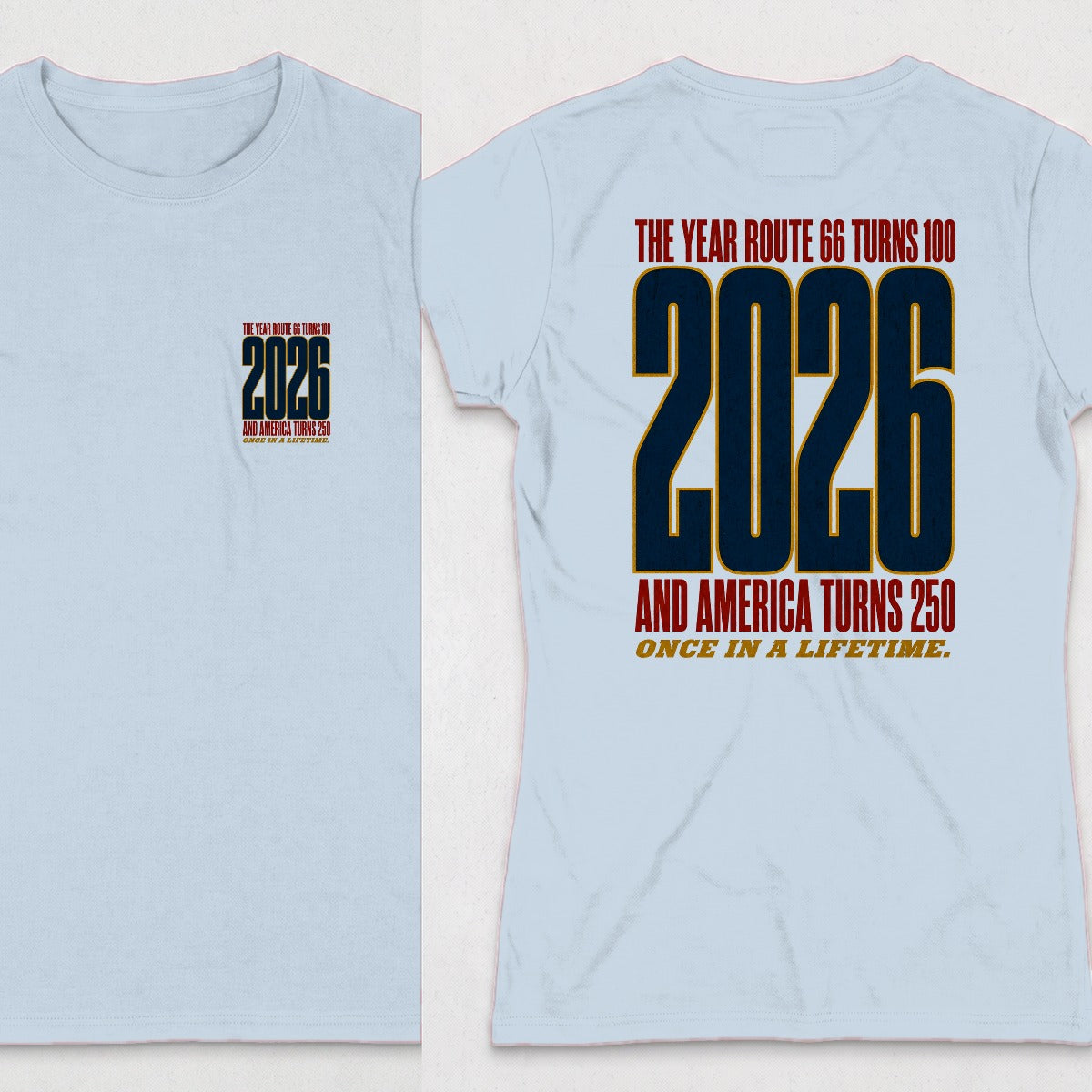 Light Blue | Front & Back