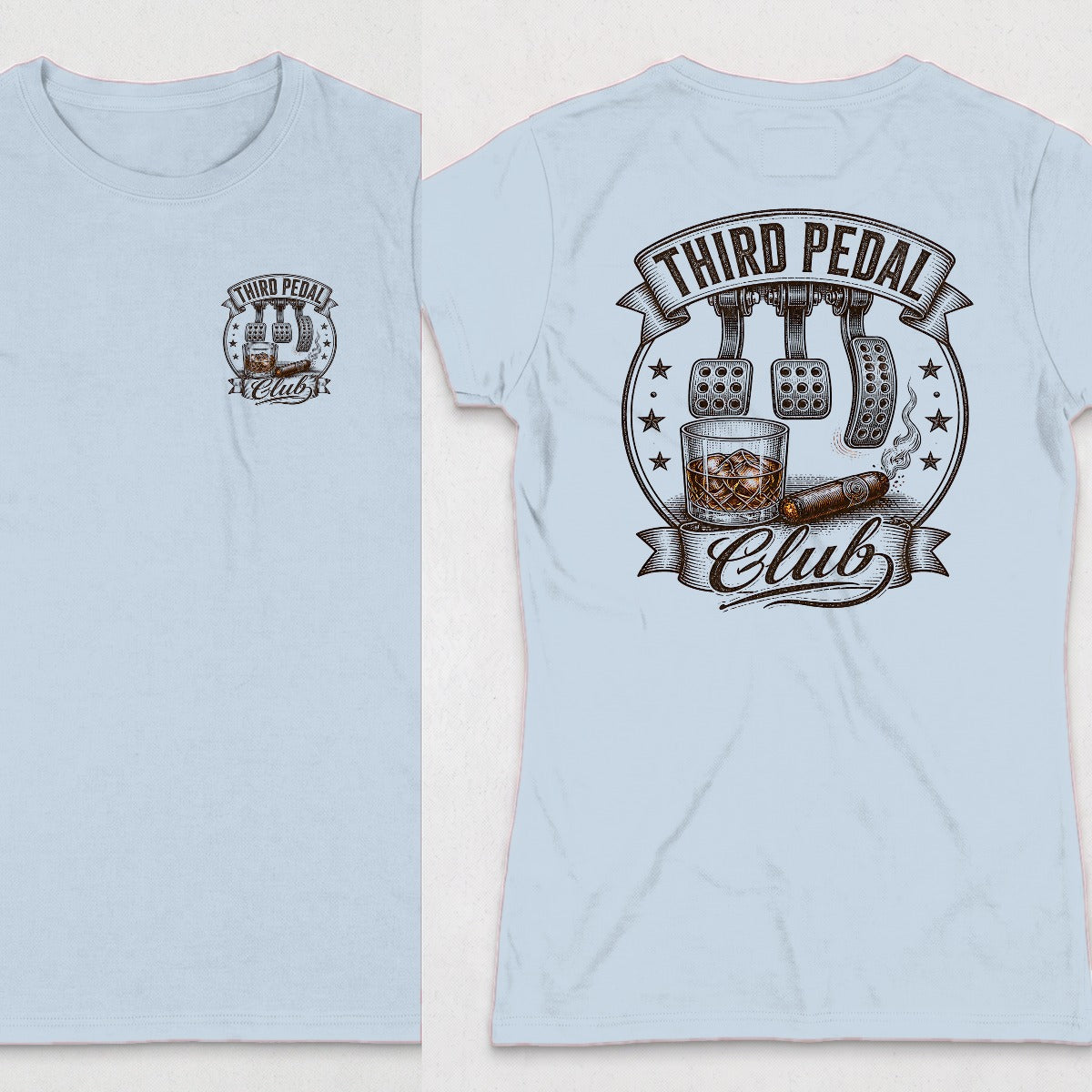 Light Blue | Left Chest + Back