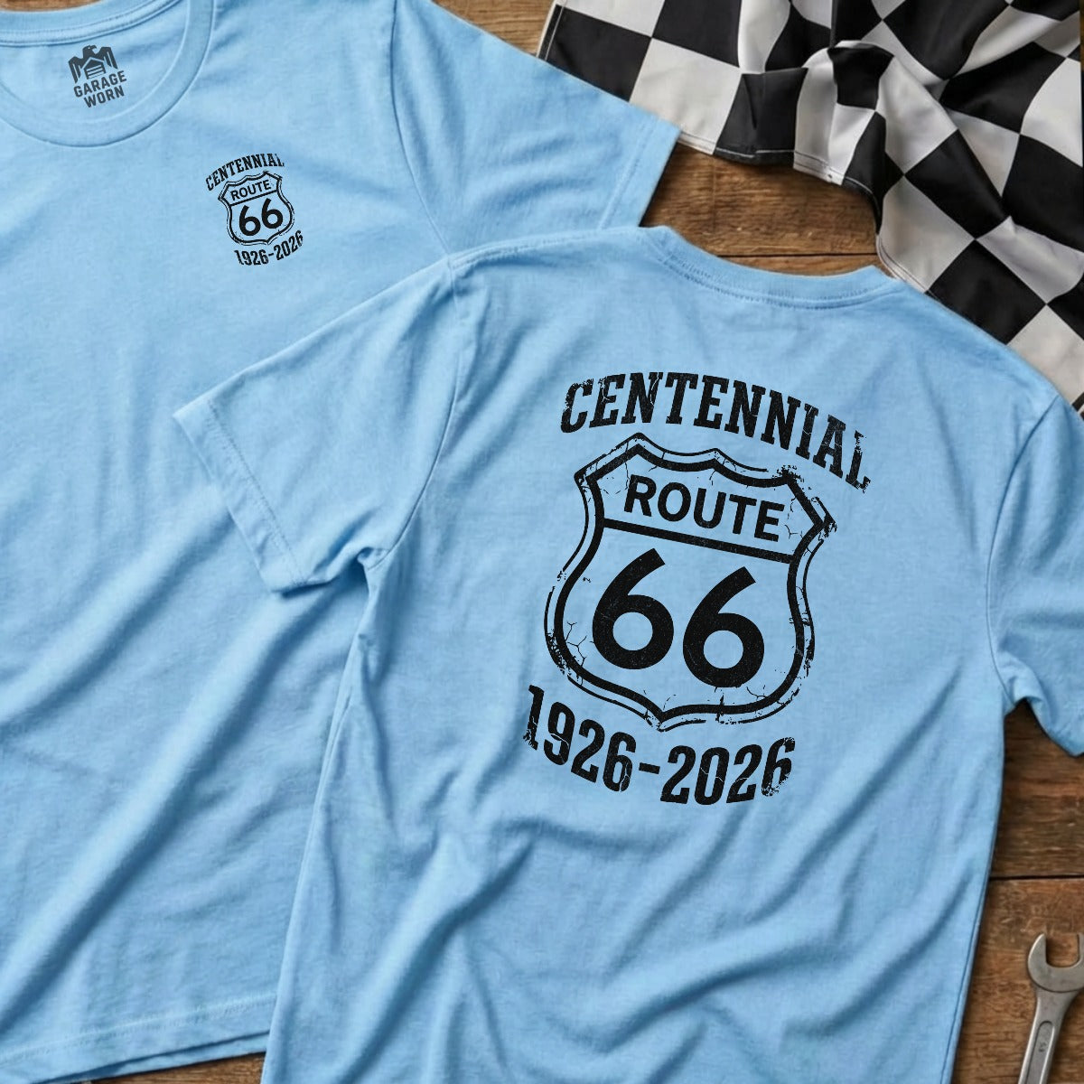 Light Blue | Left Chest + Back