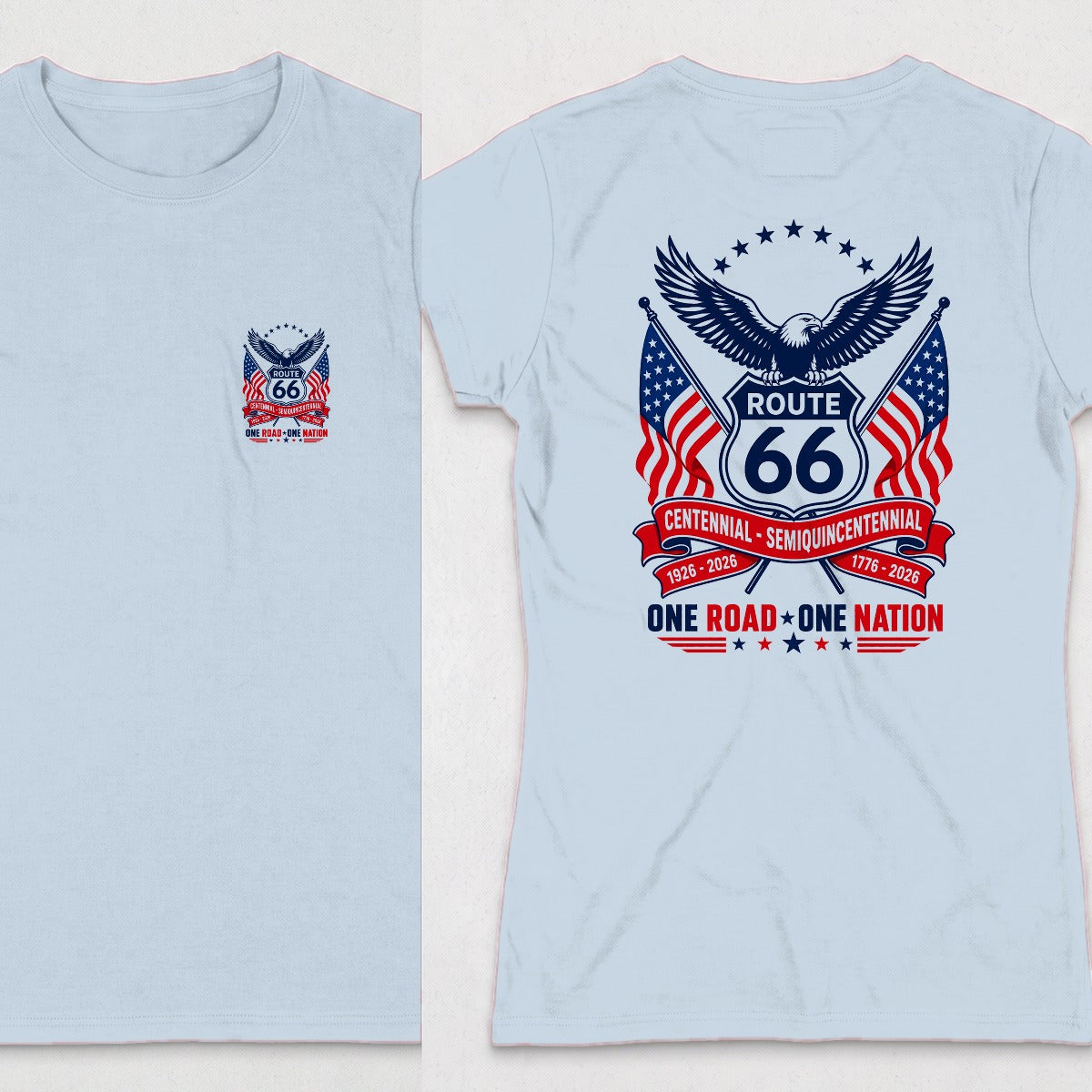 Light Blue | Front & Back