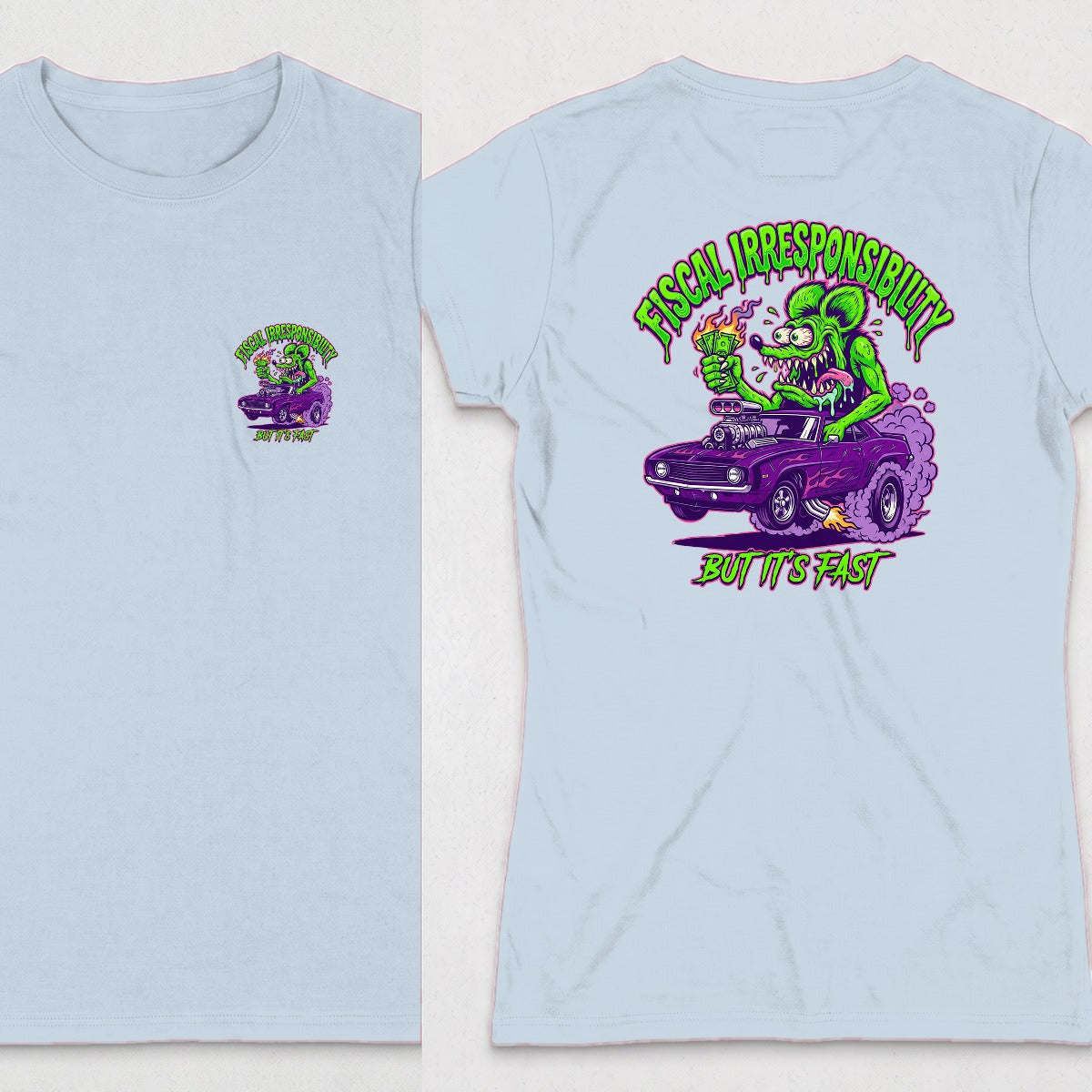 Light Blue | Front & Back