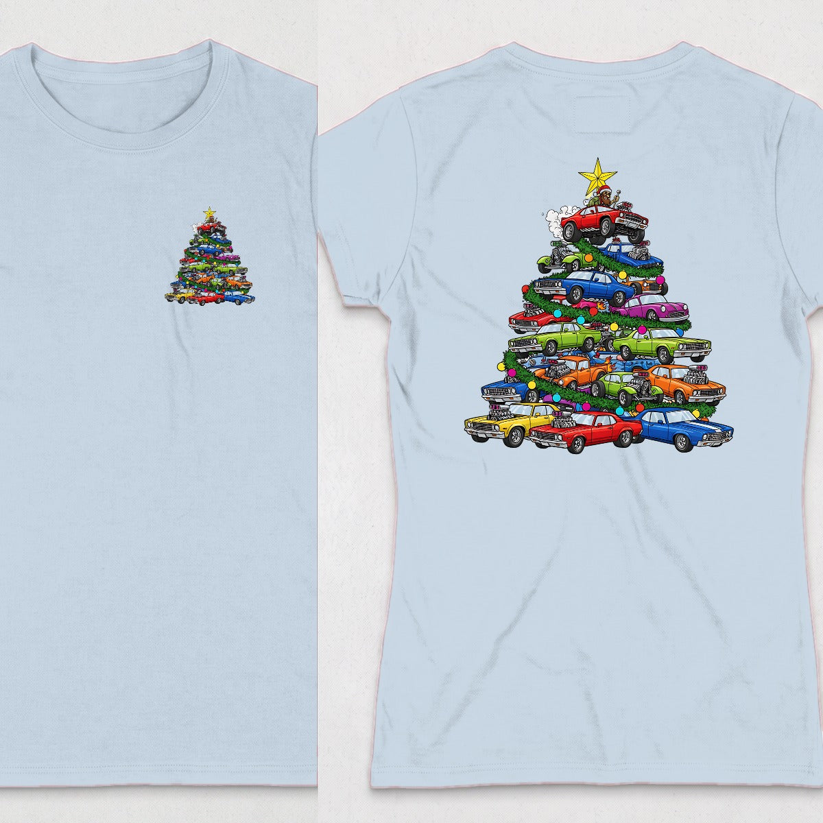 Light Blue | Left Chest + Back