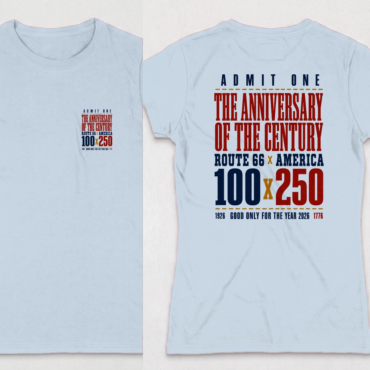 Light Blue | Front & Back