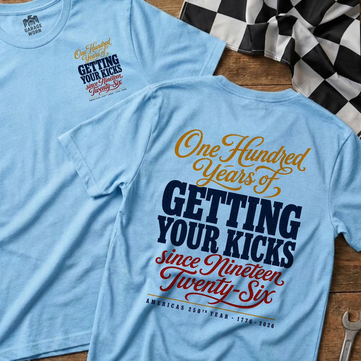 Light Blue | Front & Back