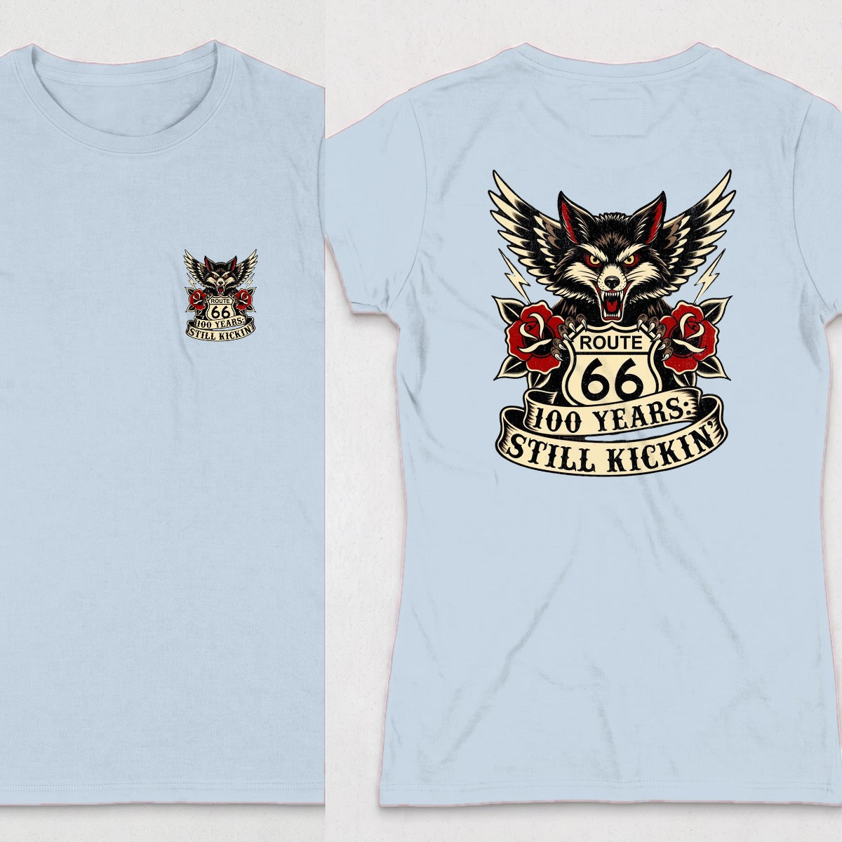 Light Blue | Front & Back