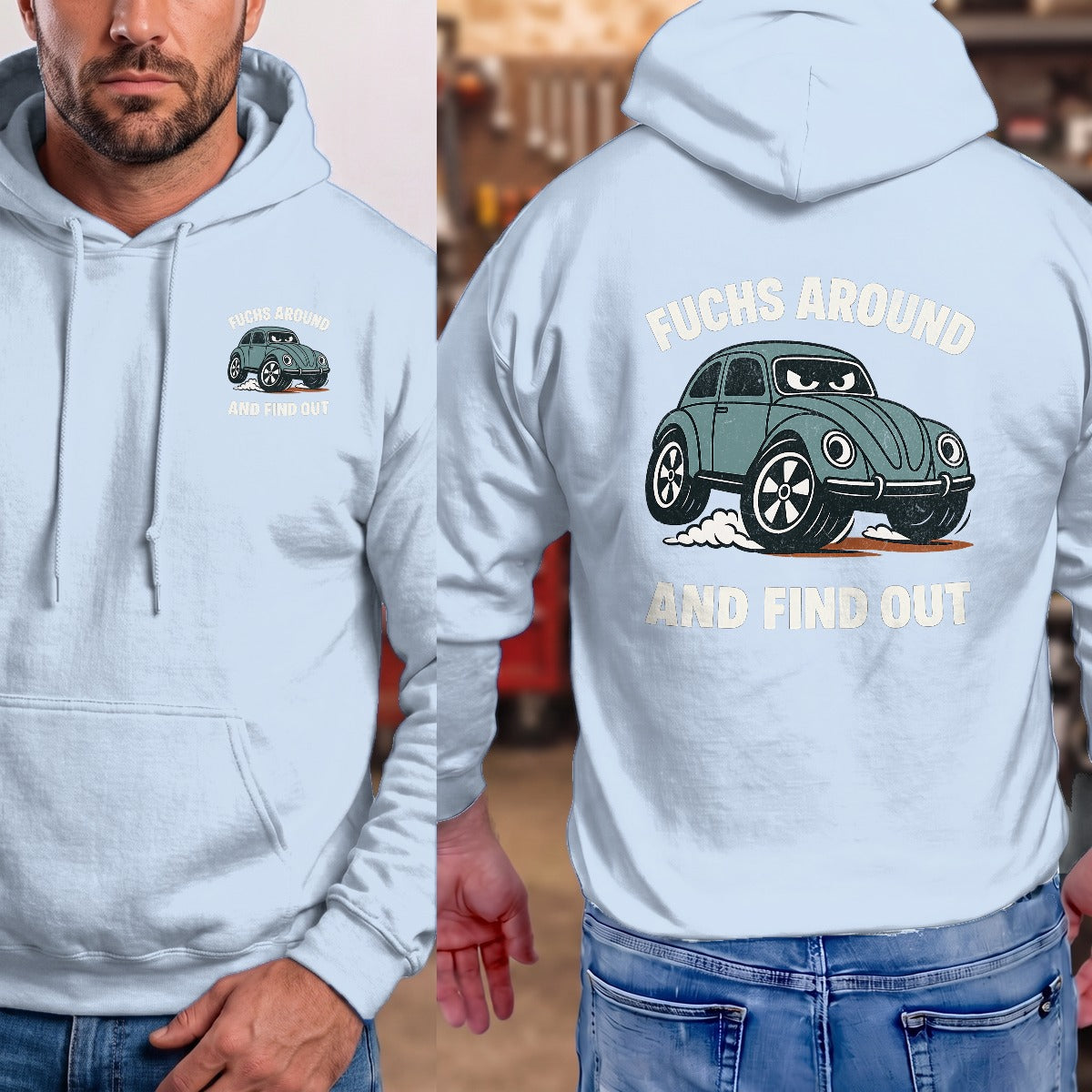 Light Blue | Left Chest + Back