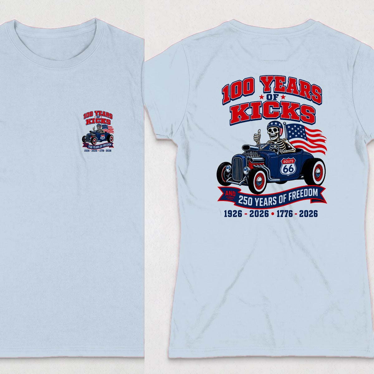 Light Blue | Front & Back