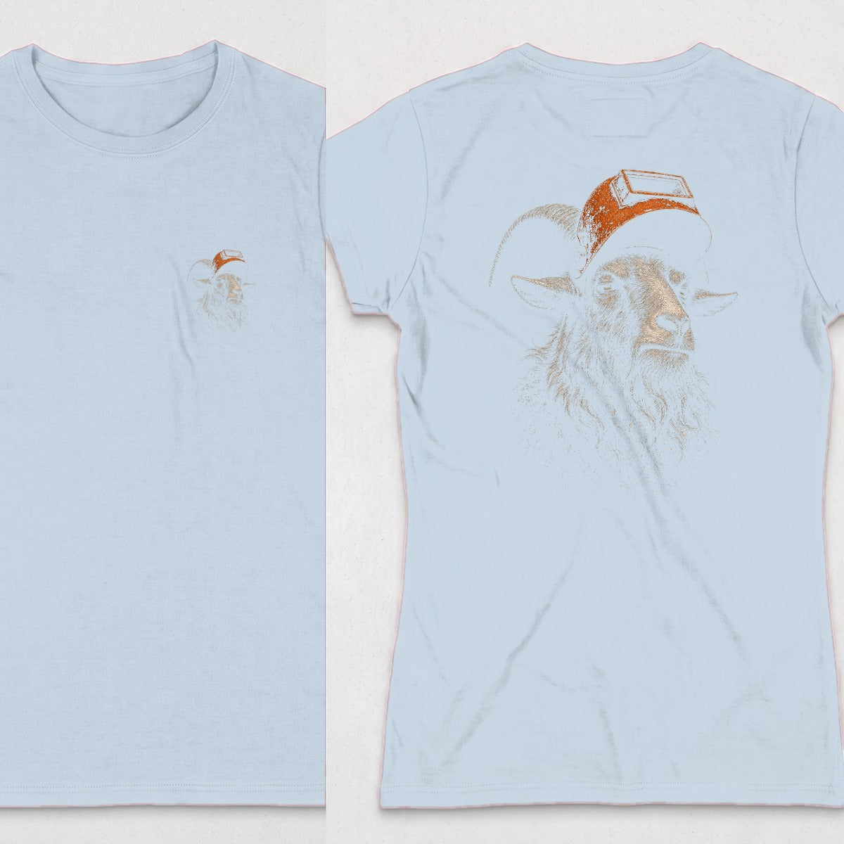 Light Blue | Front & Back