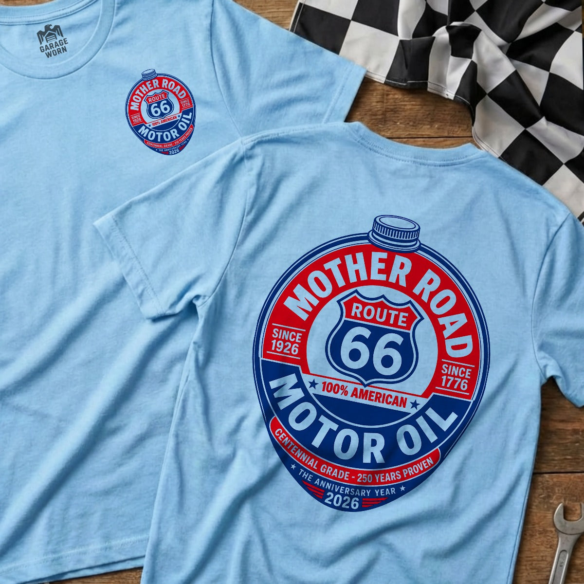 Light Blue | Front & Back