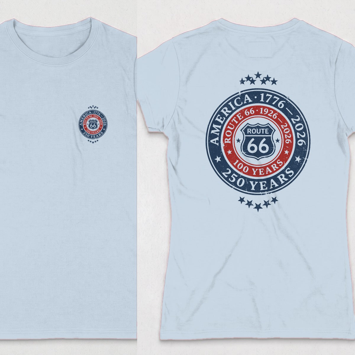 Light Blue | Front & Back