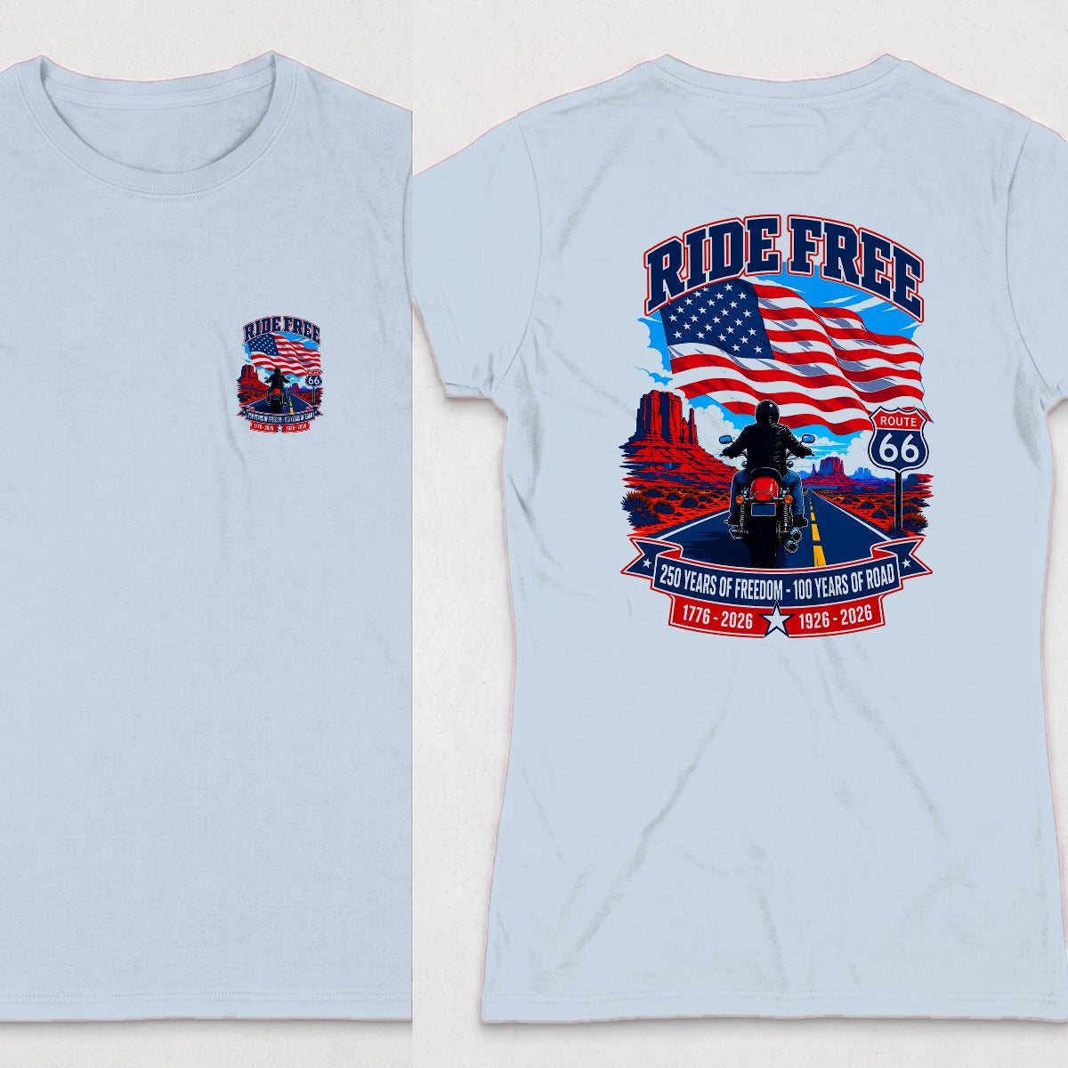 Light Blue | Front & Back