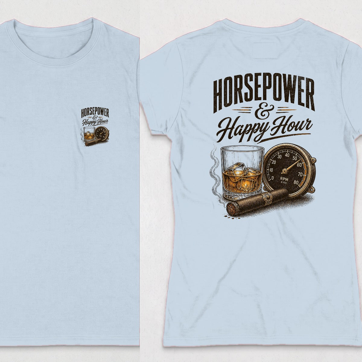Light Blue | Front & Back