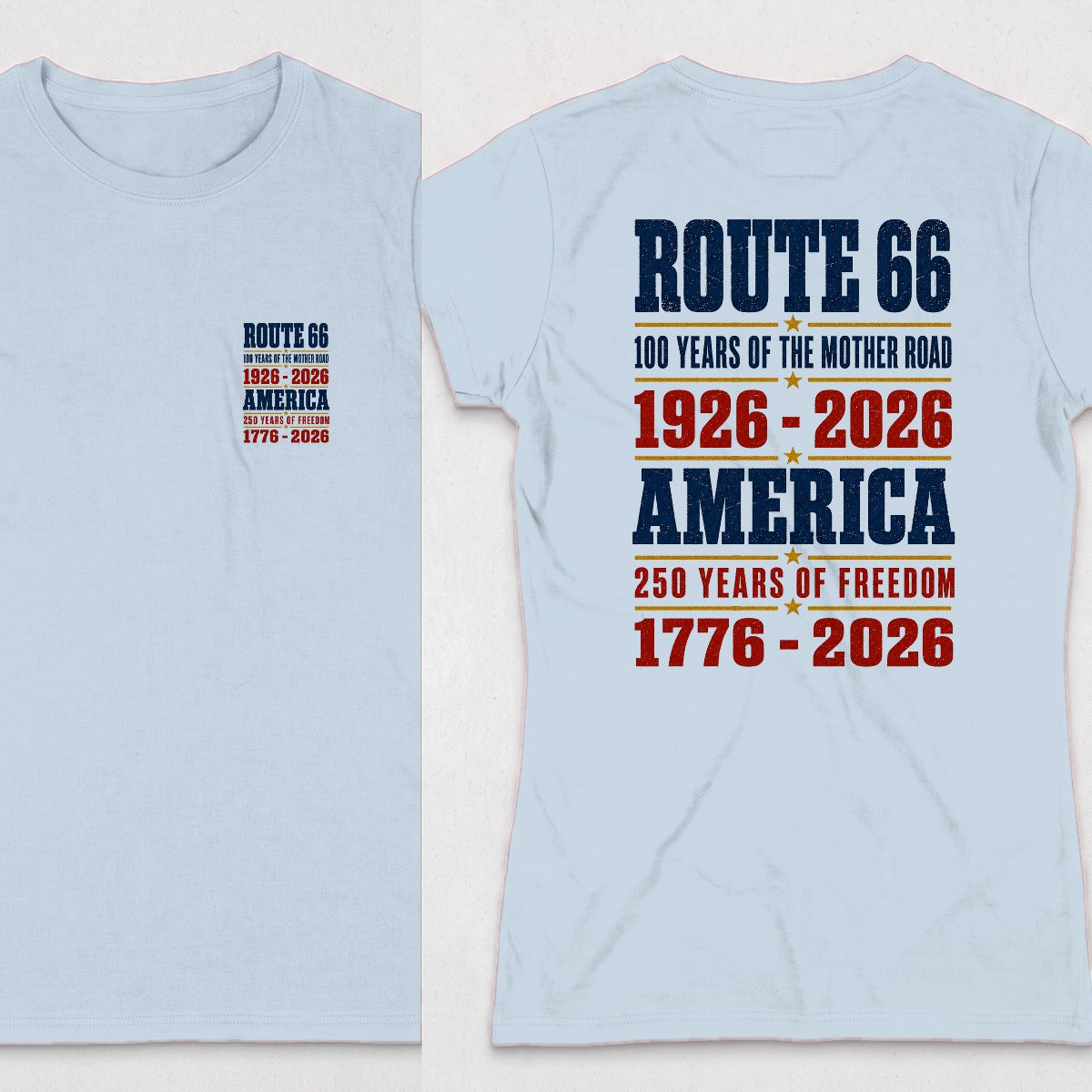 Light Blue | Front & Back
