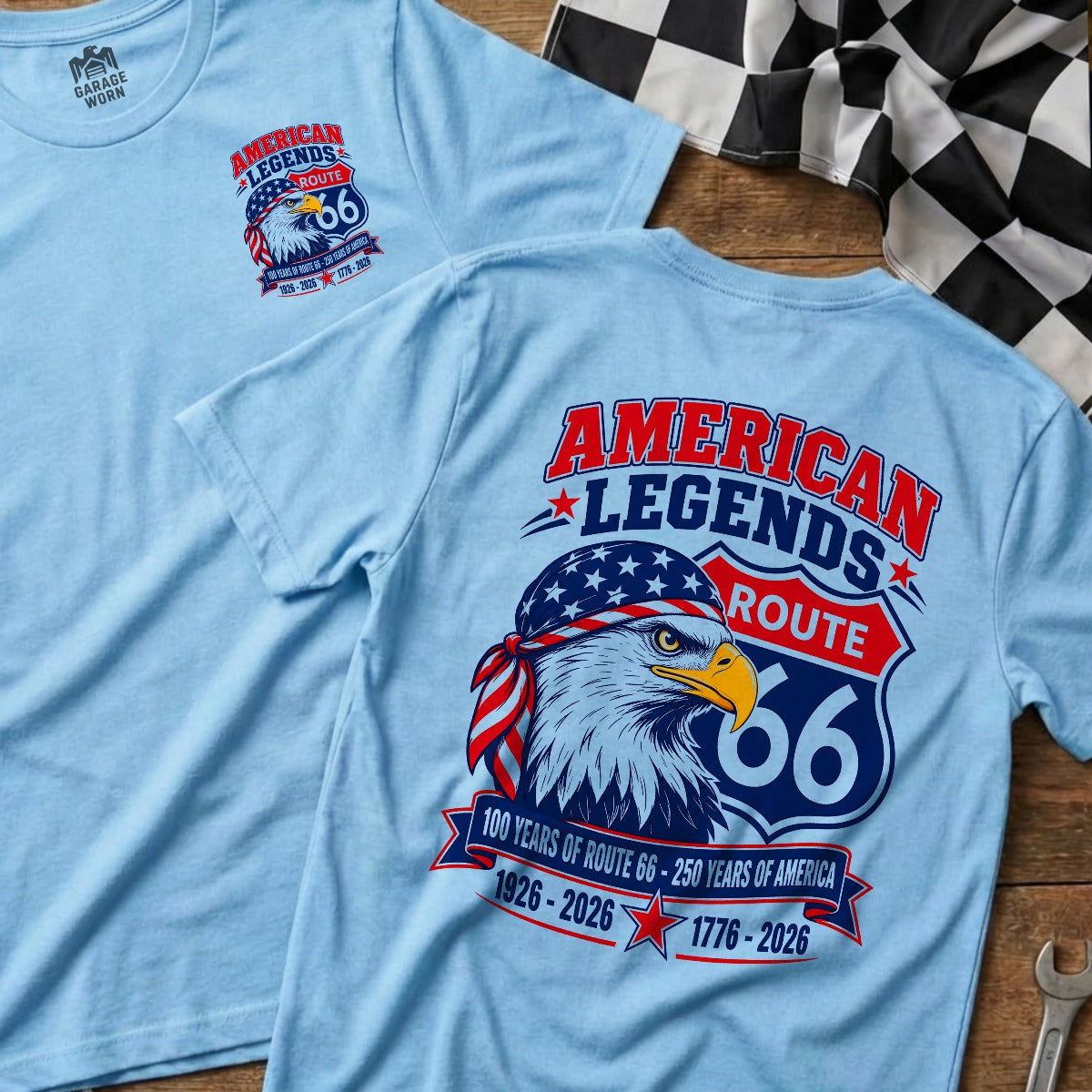 Light Blue | Front & Back