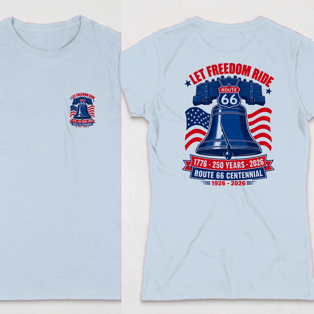 Light Blue | Front & Back