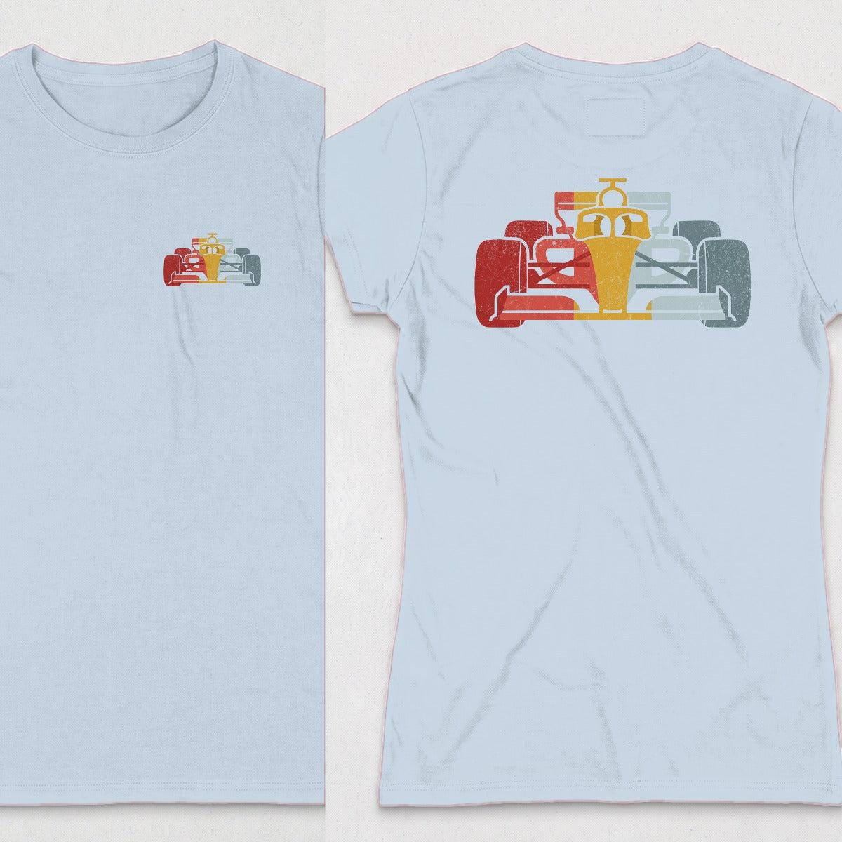 Light Blue | Left Chest + Back