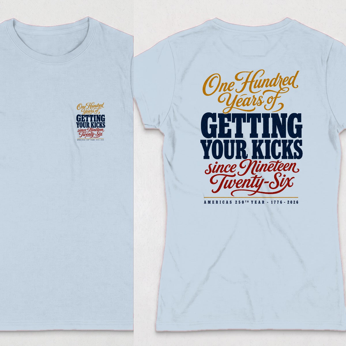Light Blue | Front & Back