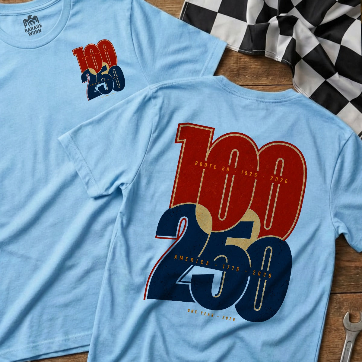 Light Blue | Front & Back