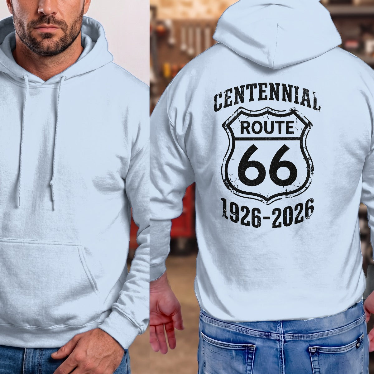 Light Blue | Full Back