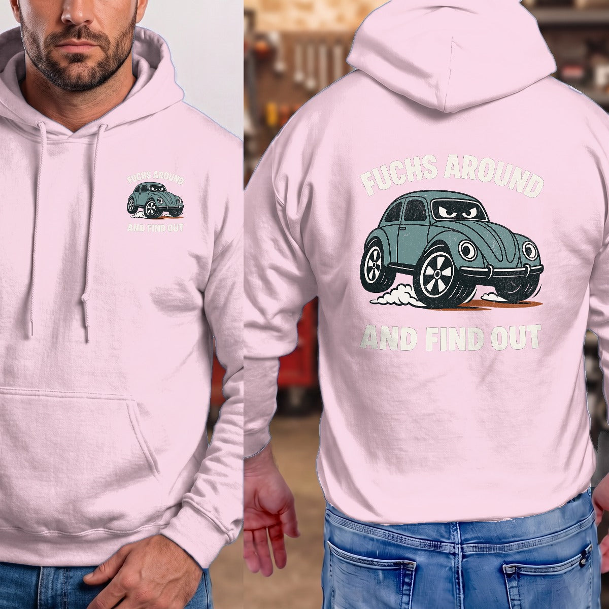 Light Pink | Left Chest + Back