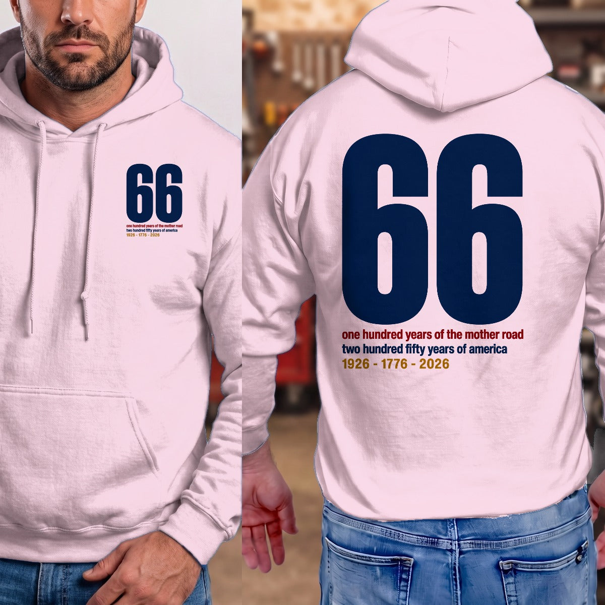 Light Pink | Front & Back