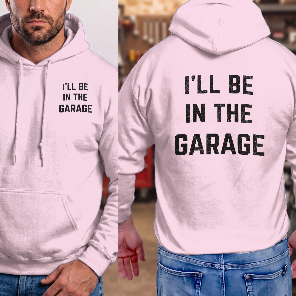 Light Pink | Left Chest + Back