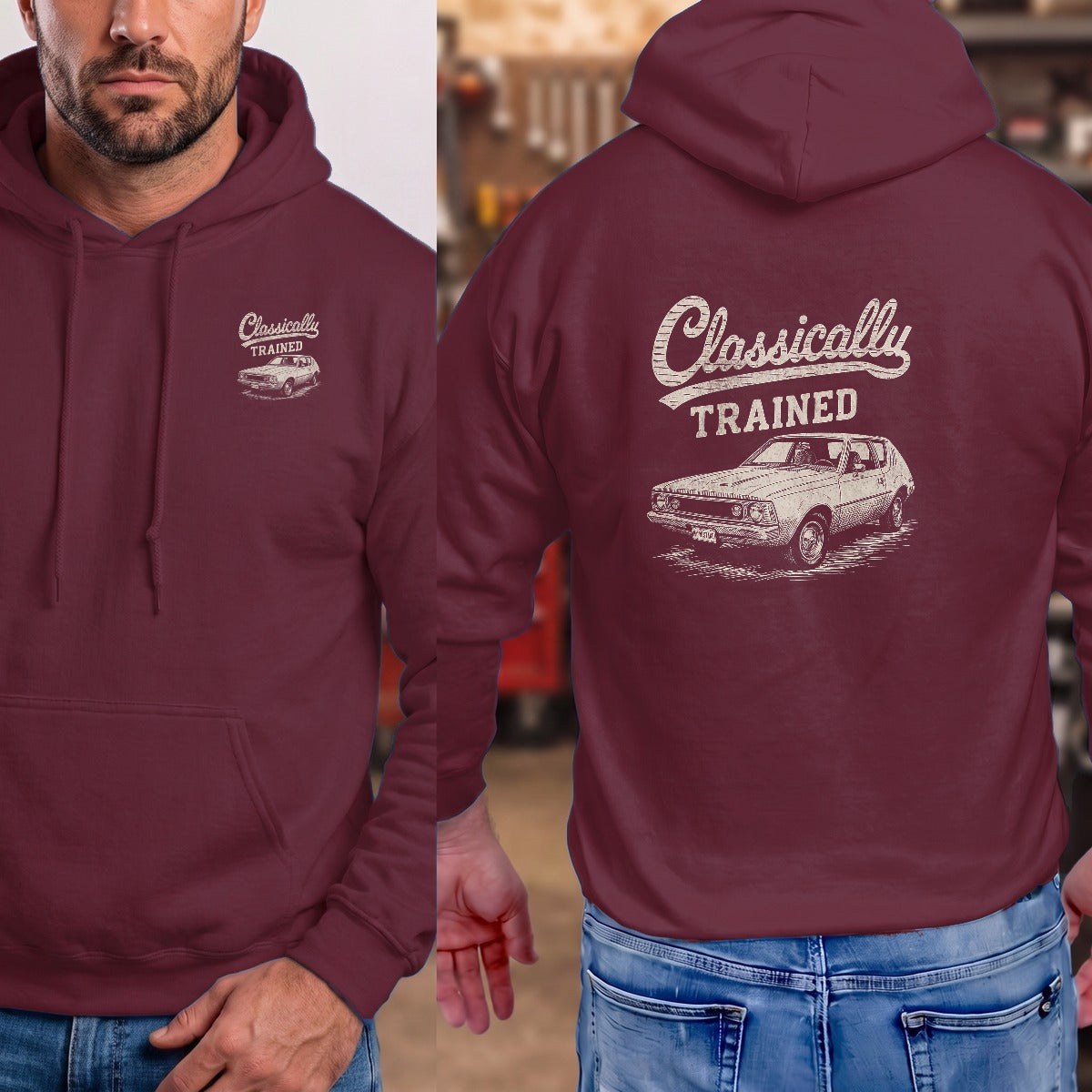 Maroon | Front & Back