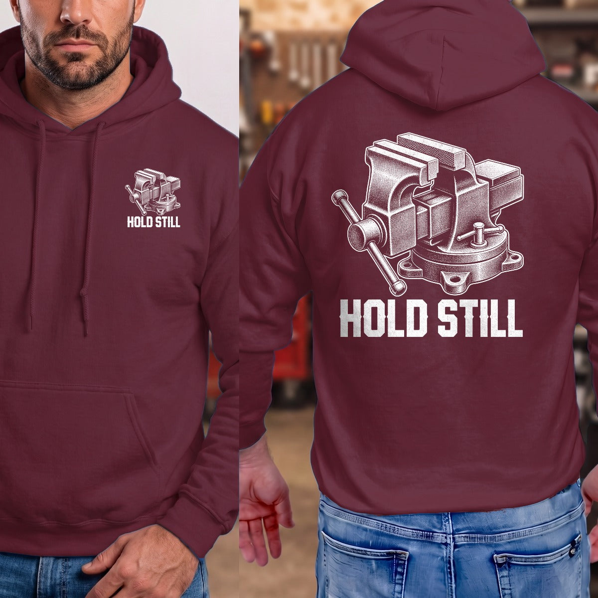 Maroon | Front & Back