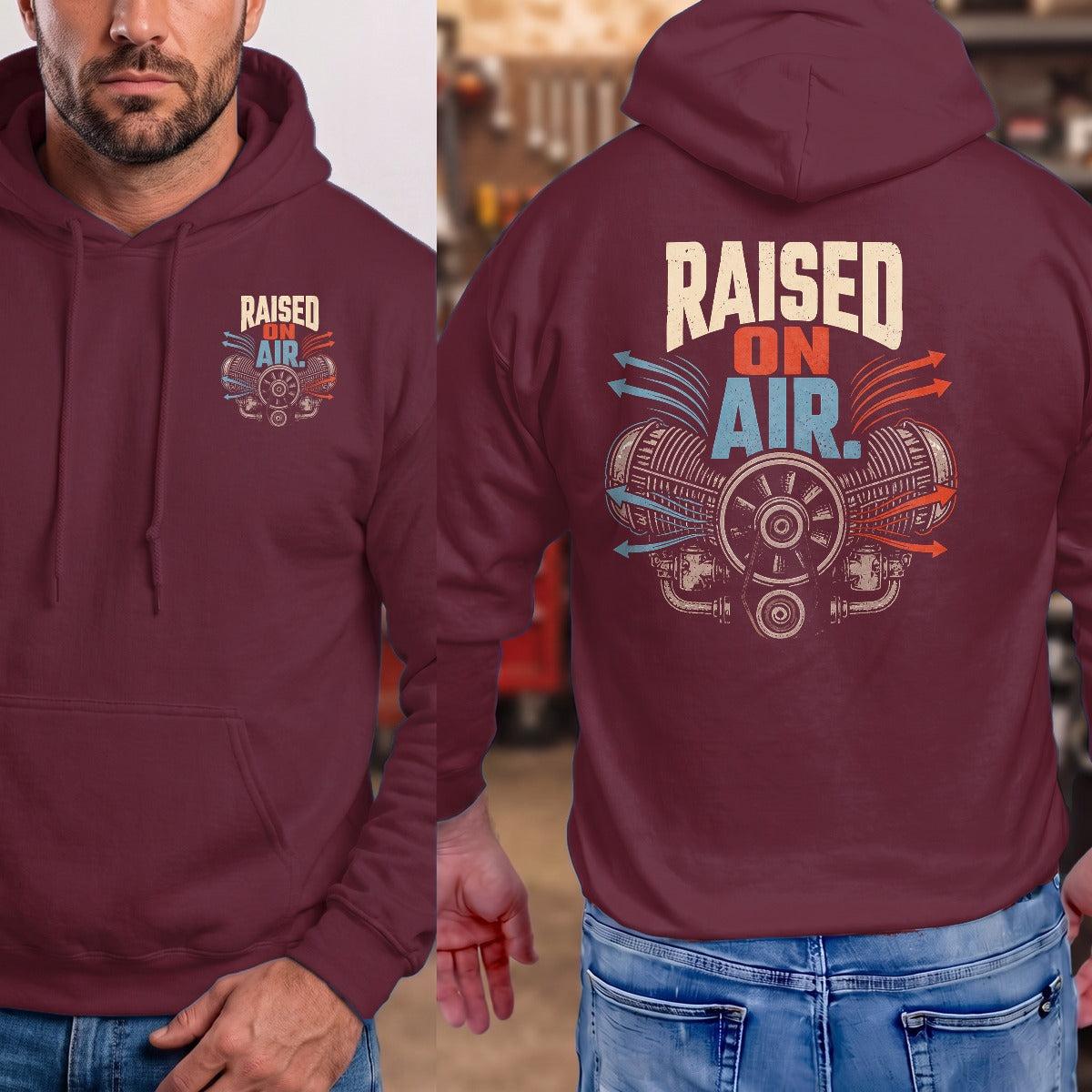 Maroon | Front & Back