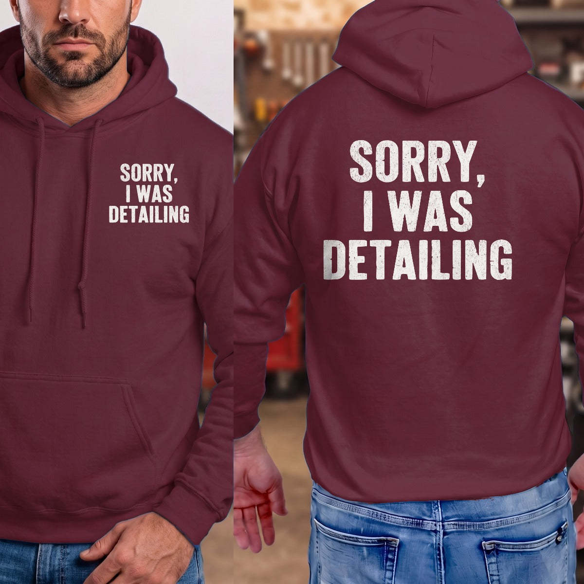 Maroon | Front & Back