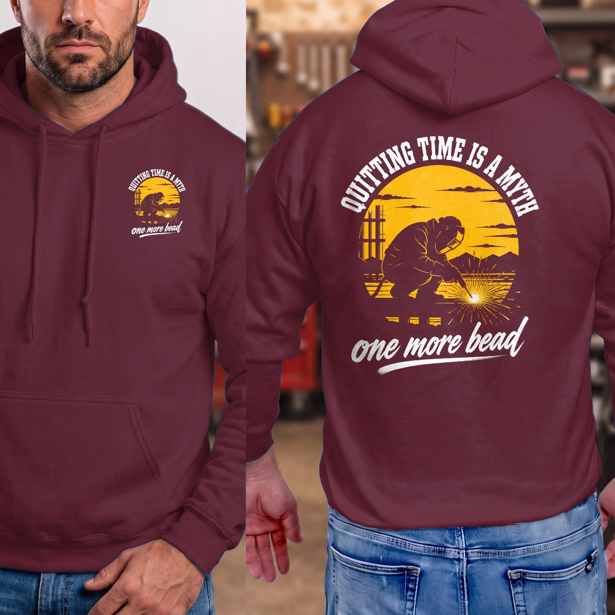 Maroon | Front & Back