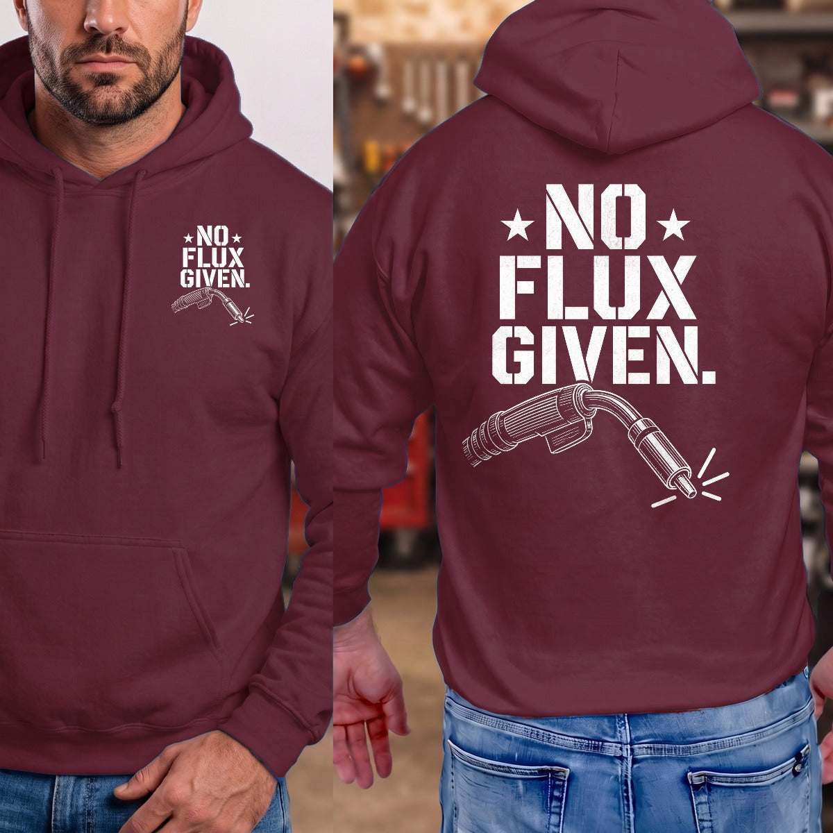 Maroon | Front & Back