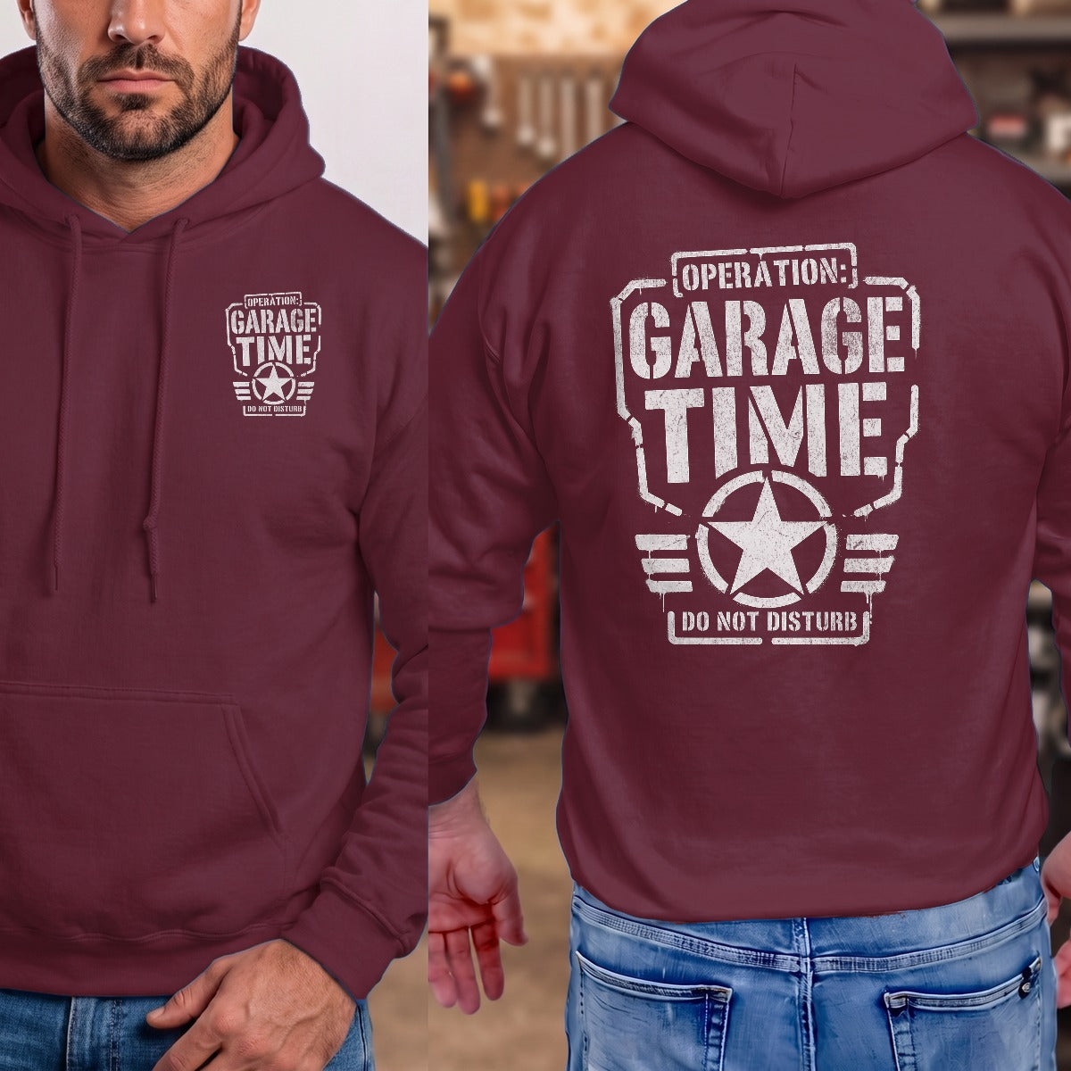 Maroon | Front & Back