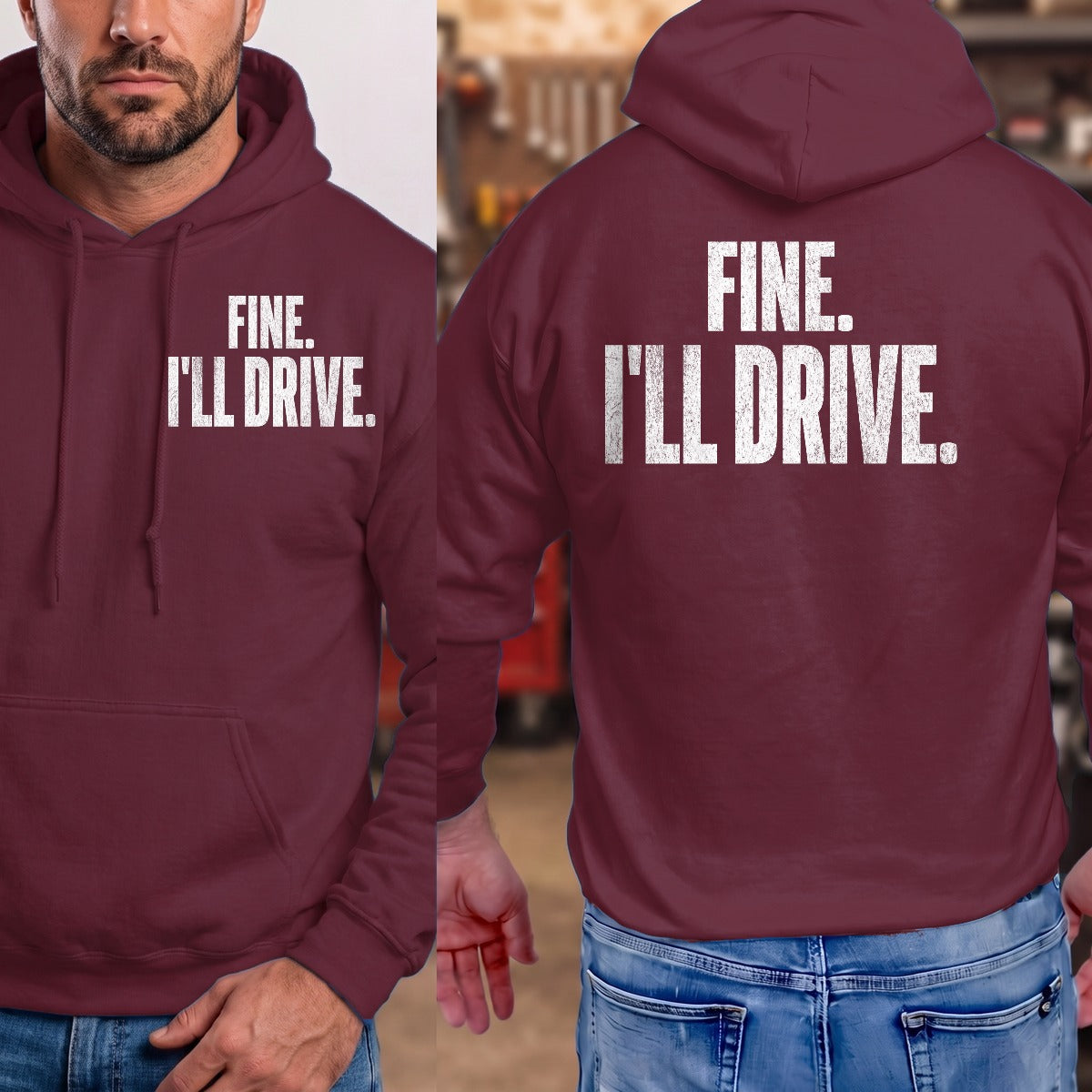 Maroon | Front & Back