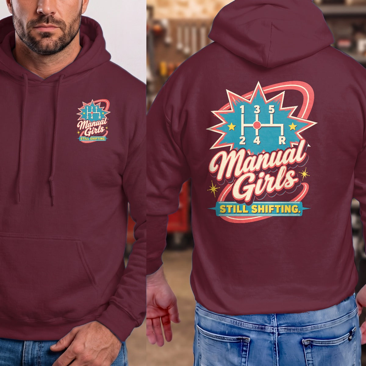 Maroon | Front & Back