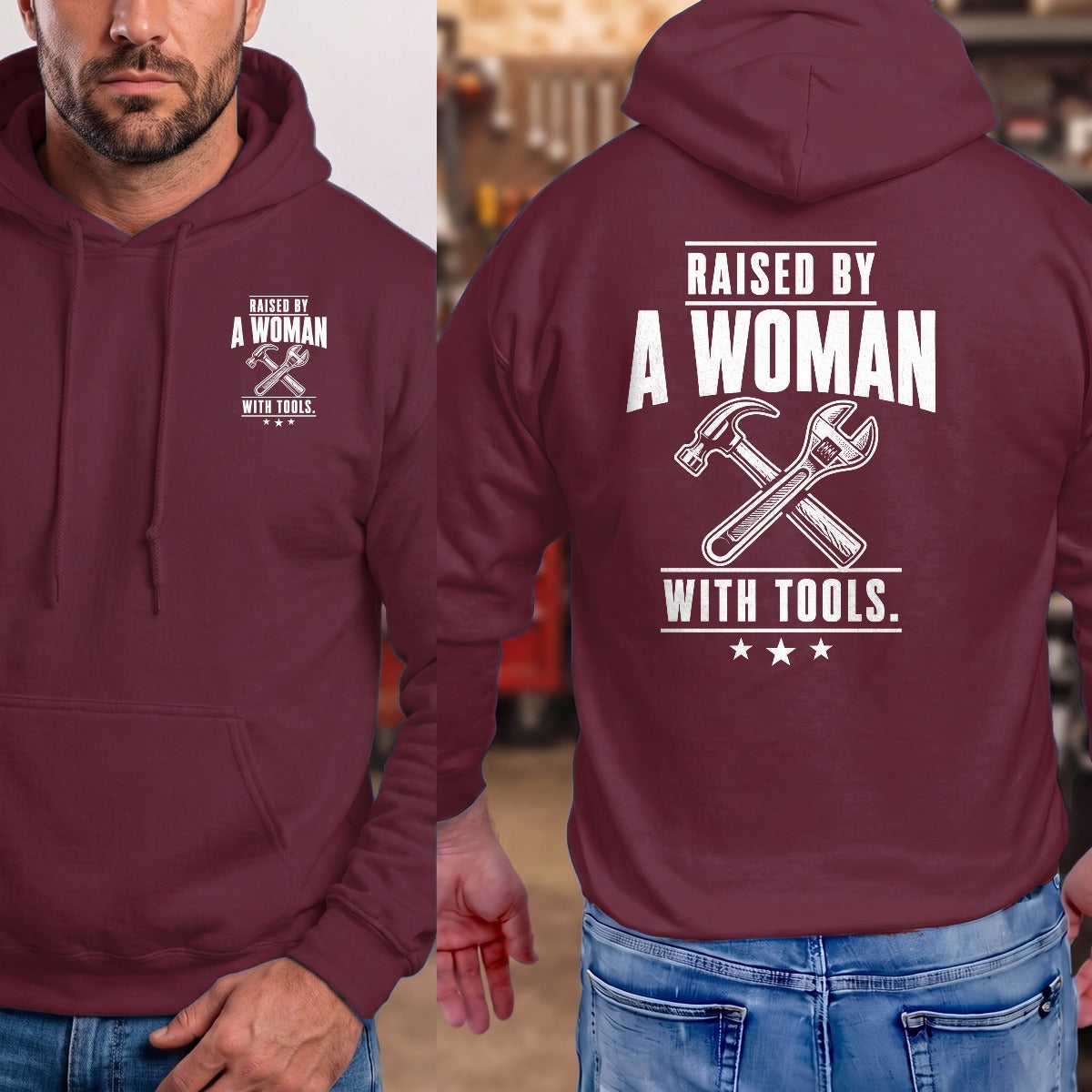 Maroon | Front & Back
